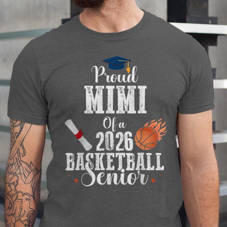 Proud MIMI Of 2026 Basketball Senior Class Graduation Unisex Jersey T-Shirt