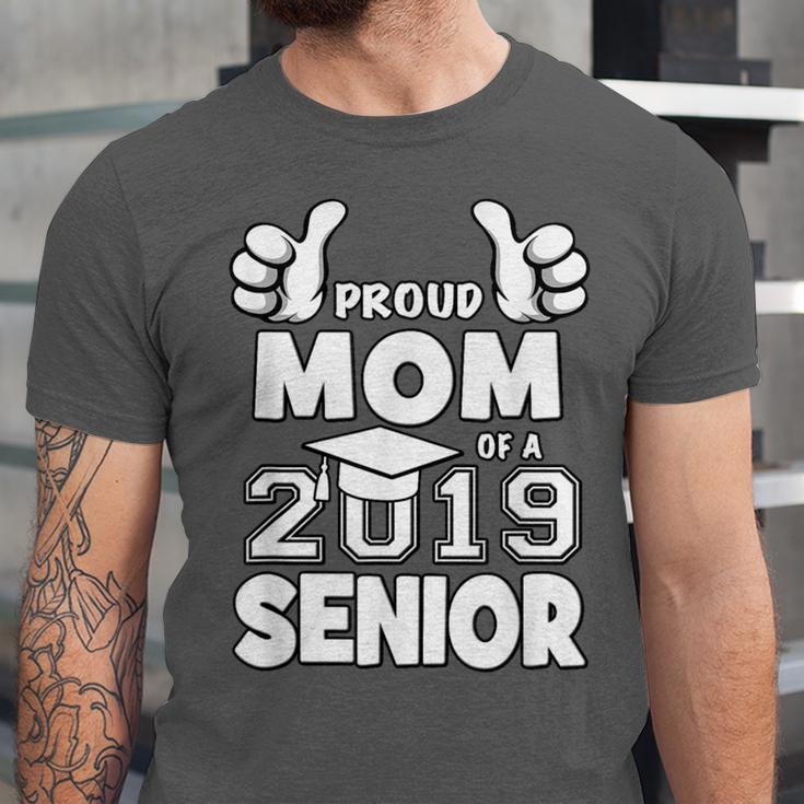 Proud Mom Of A 2019 Senior School Graduation Shirt Unisex Jersey T-Shirt