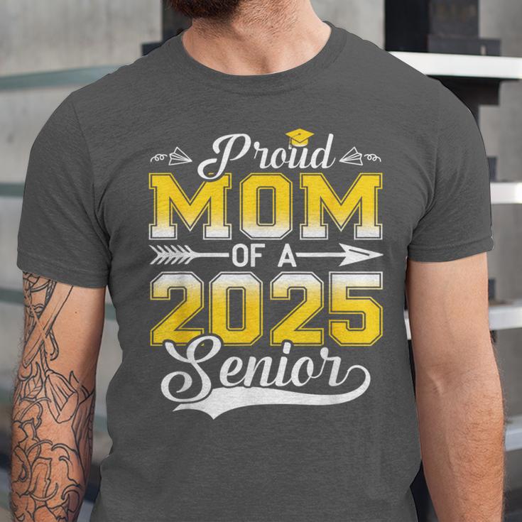 Proud Mom Of a 2025 Senior Graduate Graduation Unisex Jersey T-Shirt