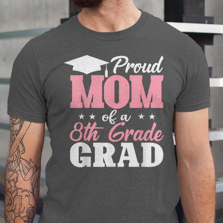 Proud Mom Of An Awesome 8th Grade Graduate 2026 Graduation Unisex Jersey T-Shirt
