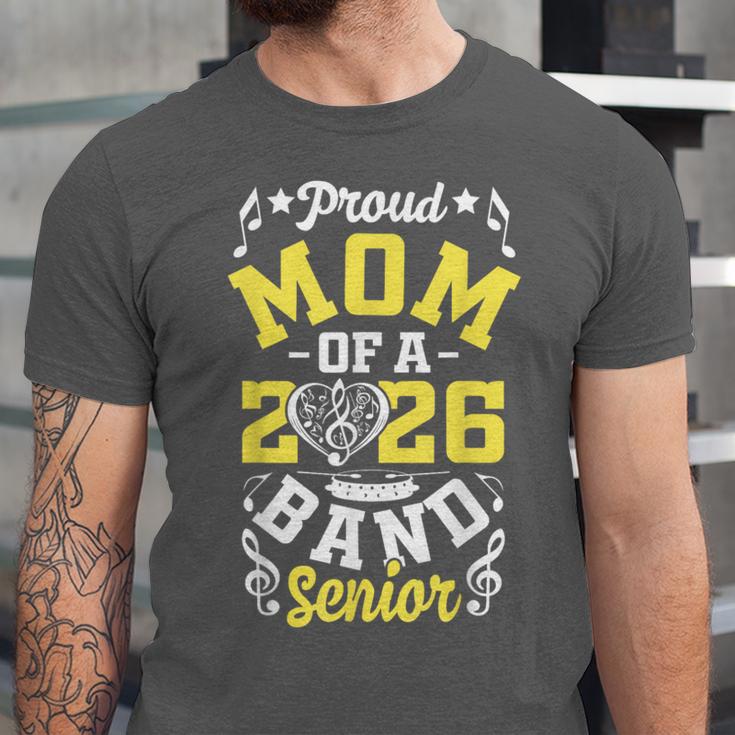 Proud Mom Of a Band Senior 2026 Graduation Unisex Jersey T-Shirt
