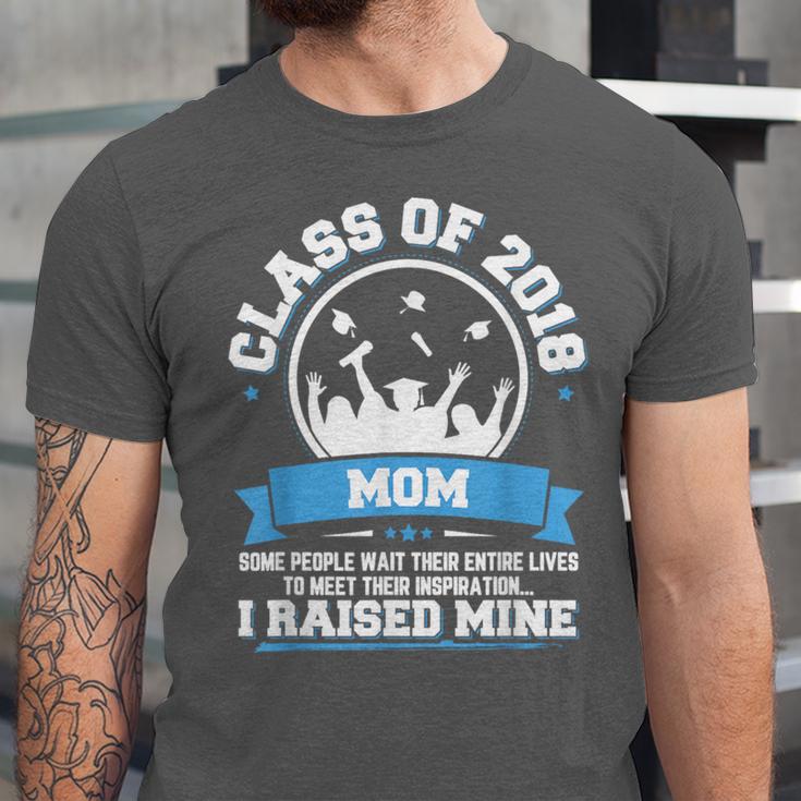 Proud Mom Of A Class Of 2018 Graduate TShirt Graduation Unisex Jersey T-Shirt