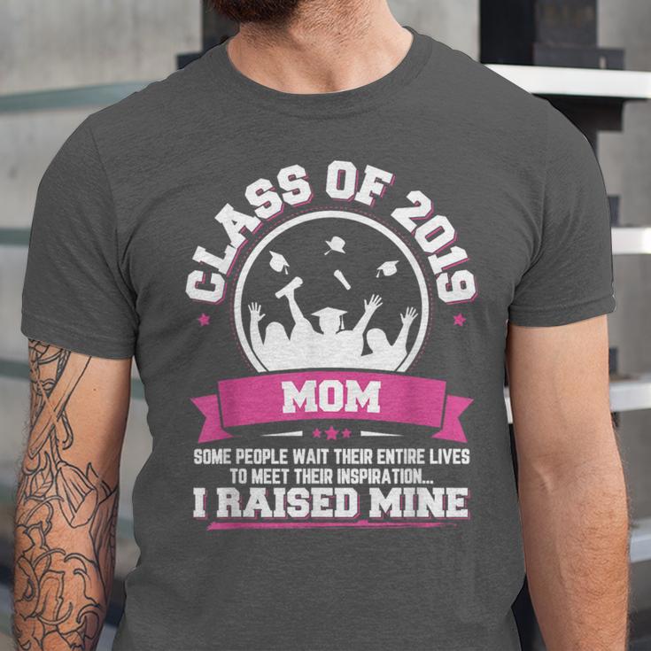 Proud Mom Of A Class Of 2019 Graduate TShirt Graduation Unisex Jersey T-Shirt