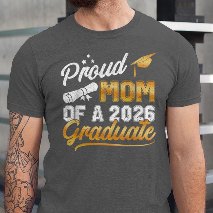 Proud Mom Of A Class Of 2026 Graduate Senior 2026 Graduation Unisex Jersey T-Shirt