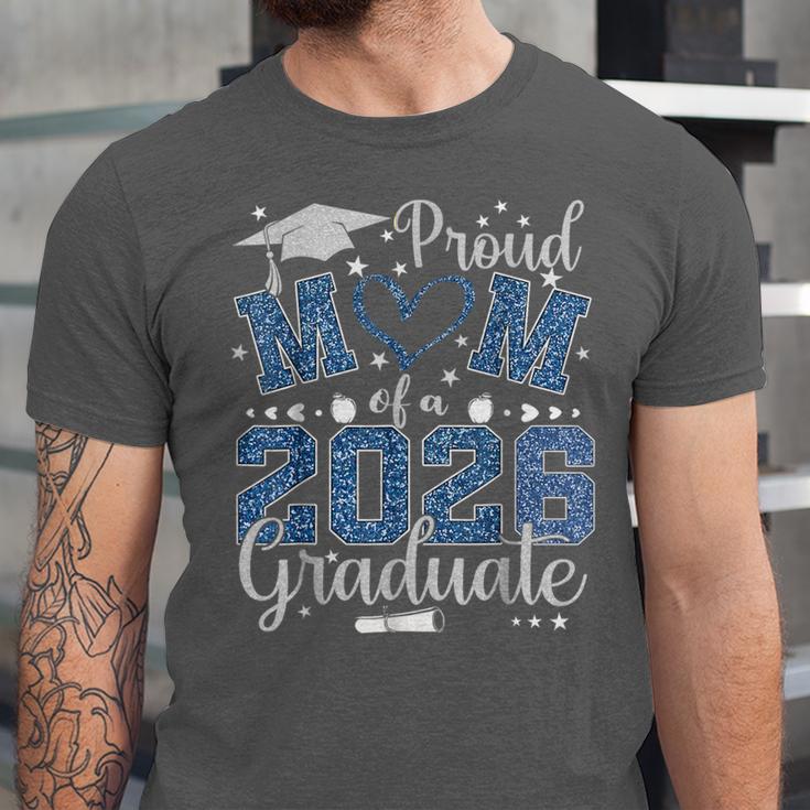 Proud Mom Of a Class Of 2026 Graduate Senior Graduation Unisex Jersey T-Shirt