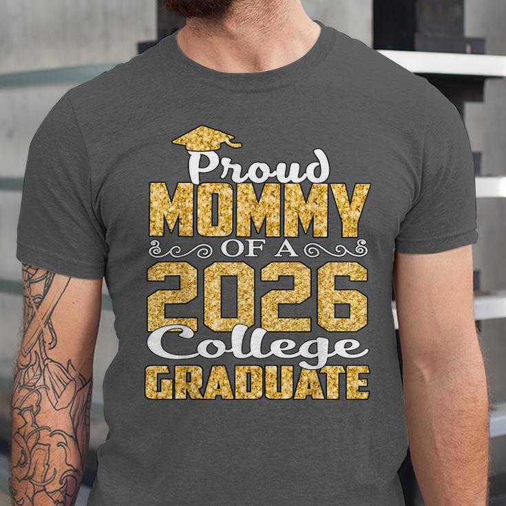 Proud Mommy Of A 2026 College Graduate Shirt Graduation Unisex Jersey T-Shirt
