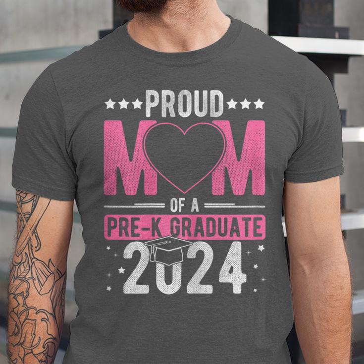 PROUD MUM OF A Pre-K GRAD 2024 Pre-K Graduation 2024 Mom Unisex Jersey T-Shirt