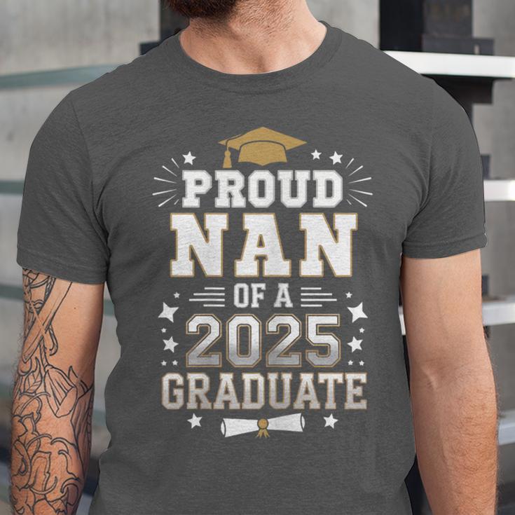 Proud Nan Of A Class Of 2025 Graduate Senior Graduation Unisex Jersey T-Shirt