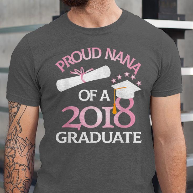 Proud Nana Of a 2018 Graduate Grandmother Graduation Unisex Jersey T-Shirt