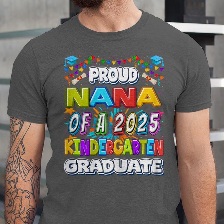 Proud NANA Of a 2025 Kindergarten Graduate Graduation Unisex Jersey T-Shirt