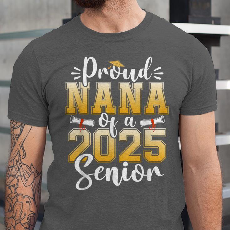 Proud Nana Of A Class Of 2025 Senior Graduation Unisex Jersey T-Shirt