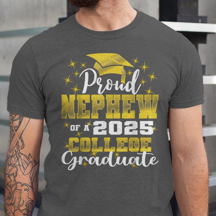 Proud Nephew Of 2025 College Graduate Family 24 Graduation Unisex Jersey T-Shirt