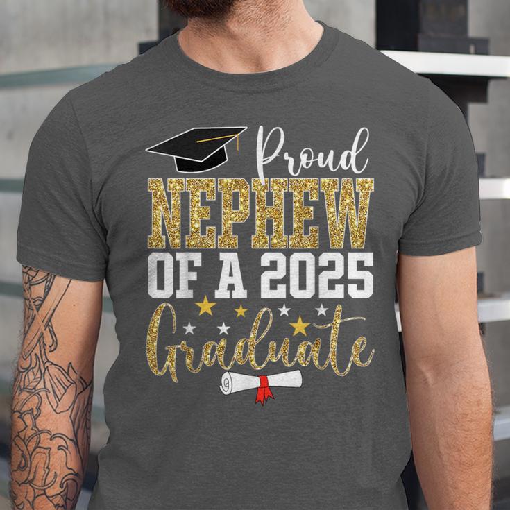 Proud Nephew Of A 2025 Graduate Nephew Graduation 2025 Unisex Jersey T-Shirt