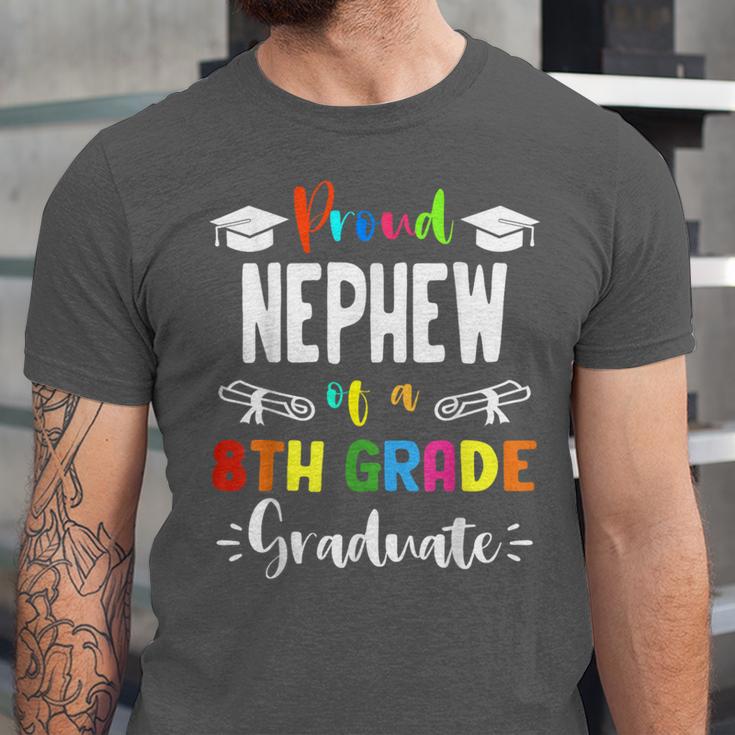 Proud NEPHEW Of A 8th Grade Graduate Graduation 2024 Class Unisex Jersey T-Shirt