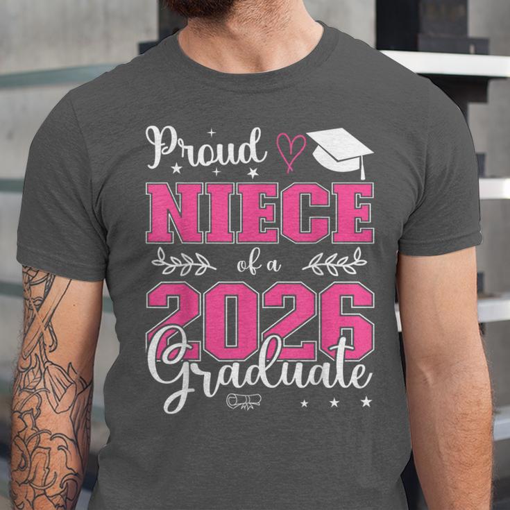Proud Niece Of a Class Of 2026 Graduate For Graduation Unisex Jersey T-Shirt