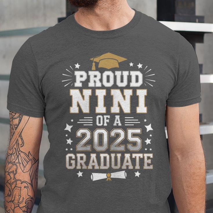 Proud Nini Of A Class Of 2025 Graduate Senior Graduation Unisex Jersey T-Shirt