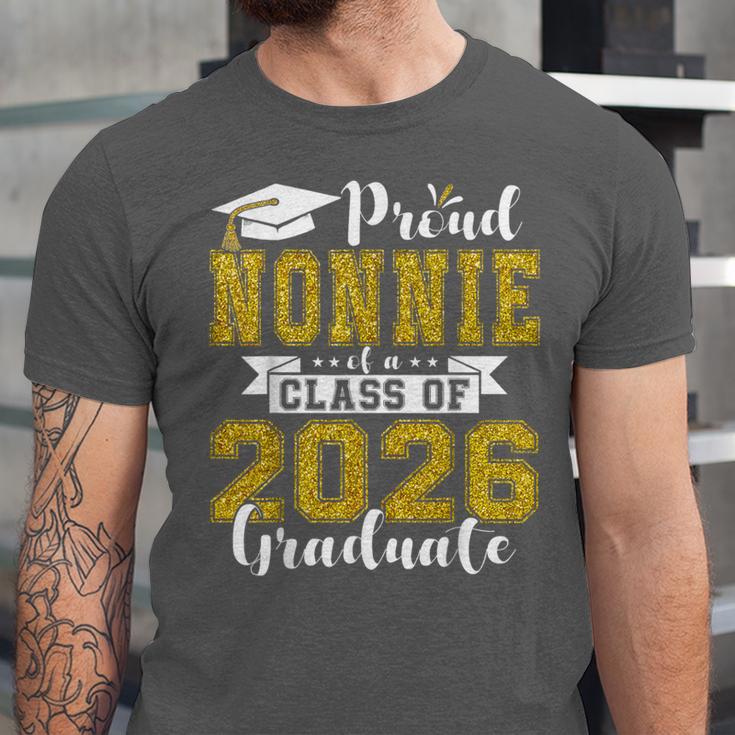 Proud Nonnie Of a Class Of 2026 Graduate Graduation 2026 Unisex Jersey T-Shirt