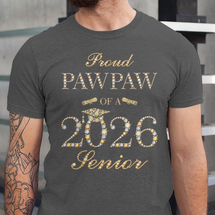 Proud Pawpaw Of A 2026 Senior Graduate Graduation Unisex Jersey T-Shirt