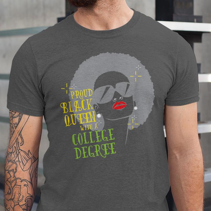 Proud Queen College Graduation Unisex Jersey T-Shirt