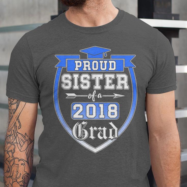 Proud Sister Of a 2018 Grad Graduation Family Unisex Jersey T-Shirt