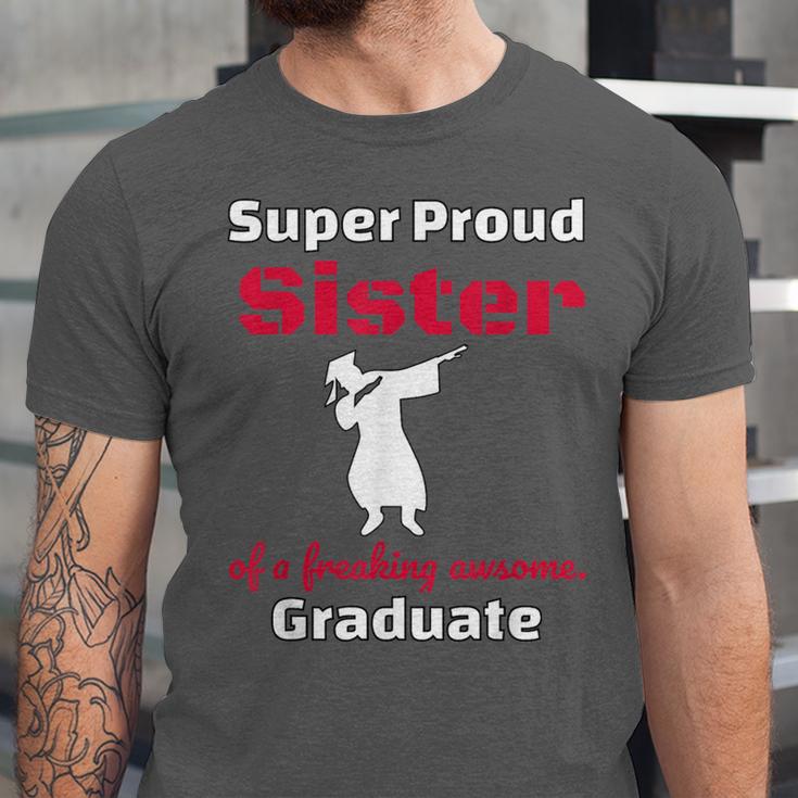 Proud Sister Of 2018 Graduate Dabbing Graduation Unisex Jersey T-Shirt