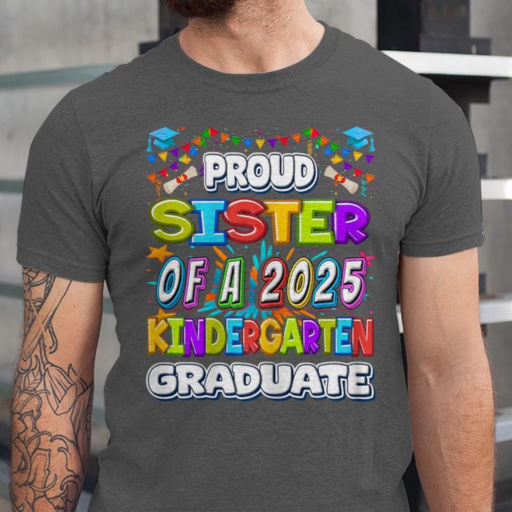 Proud SISTER Of a 2025 Kindergarten Graduate Graduation Unisex Jersey T-Shirt