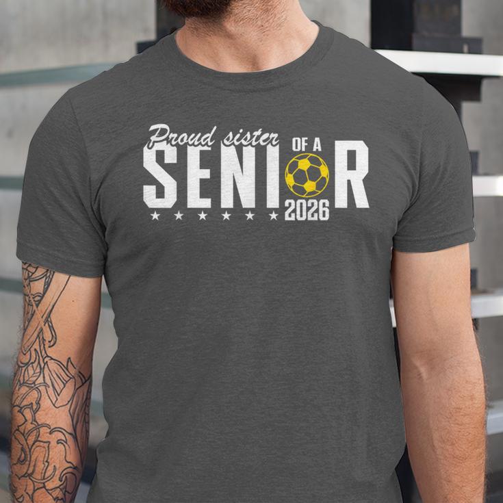 Proud Sister Of a 2026 Soccer Senior Graduation Unisex Jersey T-Shirt