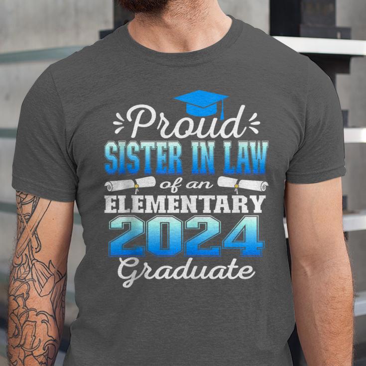 Proud Sister In Law Of 5th Grade Graduate 2024 Graduation Unisex Jersey T-Shirt