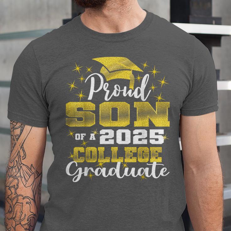 Proud Son Of 2025 College Graduate Family 24 Graduation Unisex Jersey T-Shirt