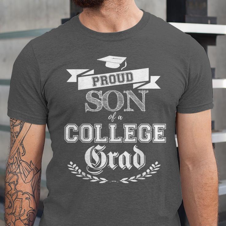 Proud Son Of a College Grad 2019 Family Graduation Shirt Unisex Jersey T-Shirt