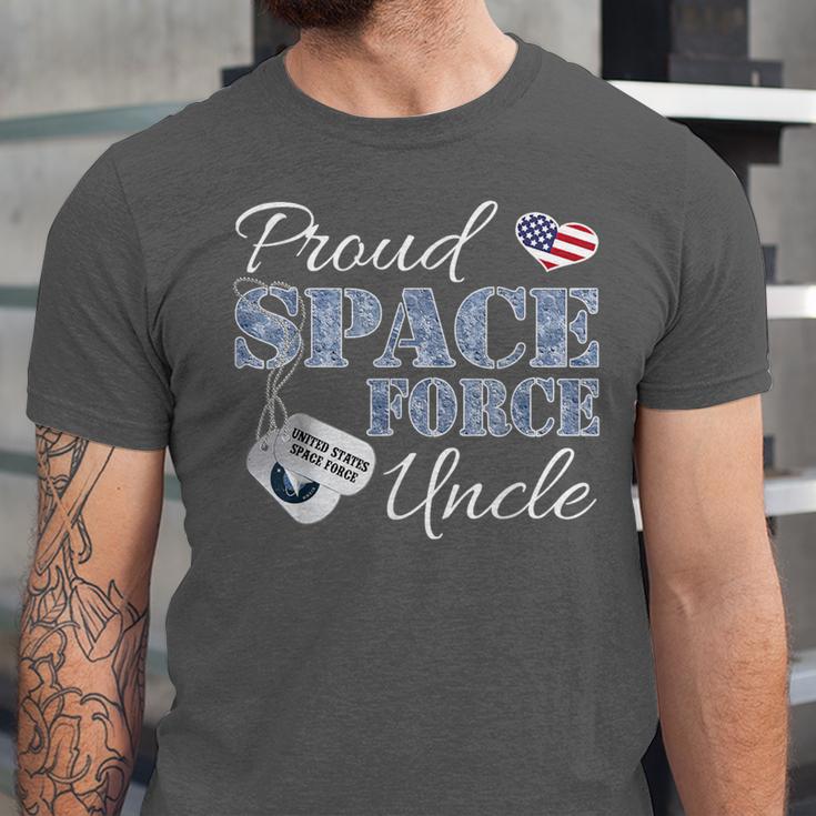 Proud Space Force Uncle Space Force Graduation Tee Unisex Jersey T-Shirt
