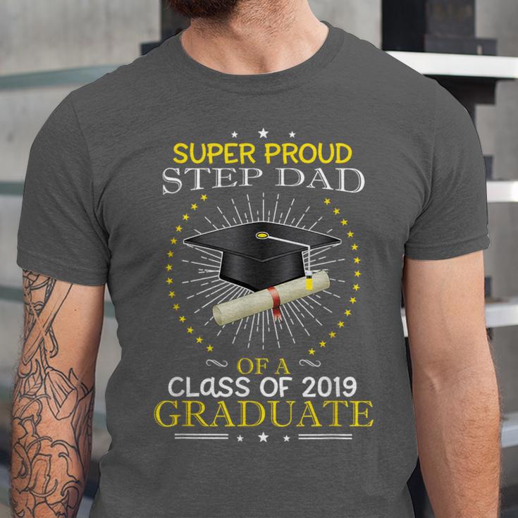 Proud Step Dad The Class Of 2019 Graduate Graduation Shirt Unisex Jersey T-Shirt