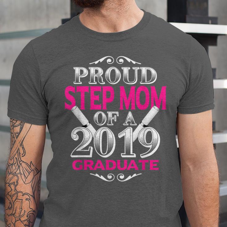 Proud Step Mom Of 2019 Graduate Class 2019 Tshirt Graduation Unisex Jersey T-Shirt