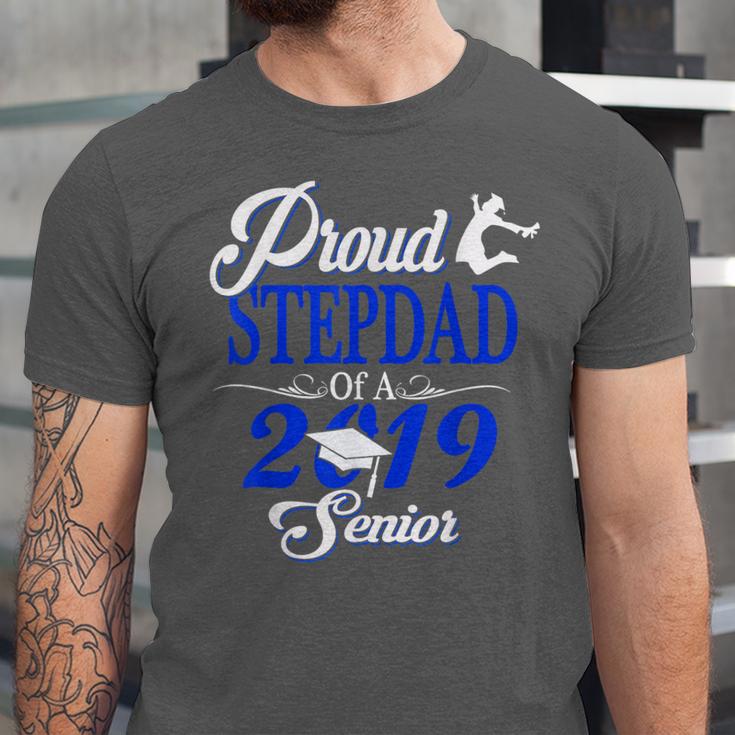 Proud STEPDAD Of A Class 2019 Senior Tshirt Graduation Unisex Jersey T-Shirt
