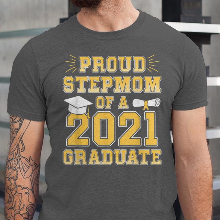 Proud Stepmom Of a 2021 Graduate School Graduation Party Unisex Jersey T-Shirt