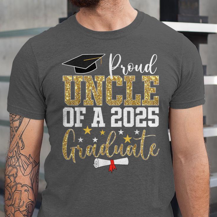 Proud Uncle Of A 2025 Graduate Uncle Graduation 2025 Unisex Jersey T-Shirt