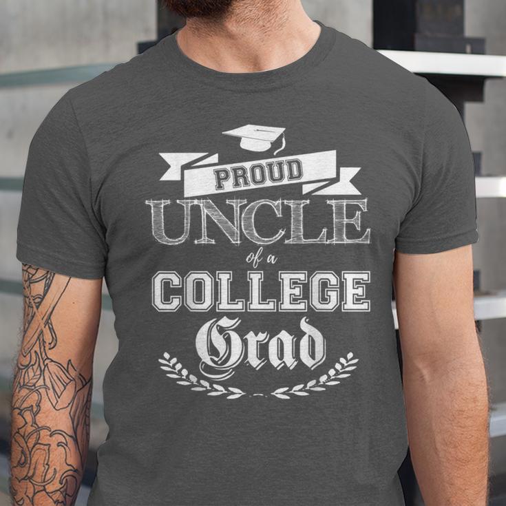 Proud Uncle Of a College Grad 2019 Family Graduation Shirt Unisex Jersey T-Shirt