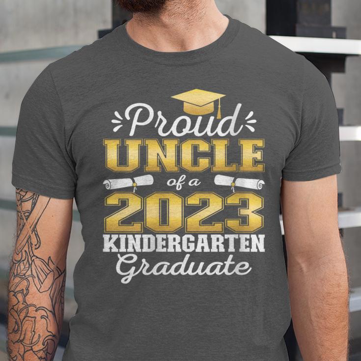 Proud Uncle Of Kindergarten Graduate 2023 Graduation Uncle Unisex Jersey T-Shirt