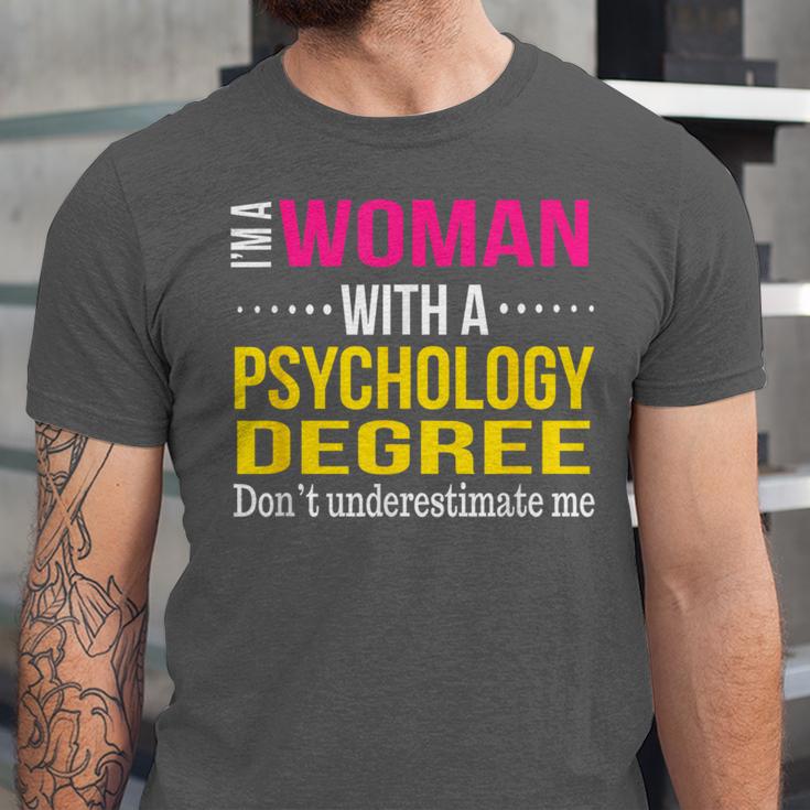 Psychology Degree Major Graduation 2024 Psychologist PsyD Unisex Jersey T-Shirt