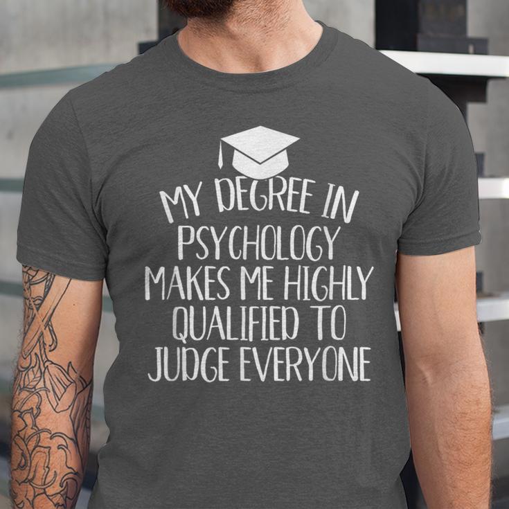 Psychology Major Graduation Unisex Jersey T-Shirt
