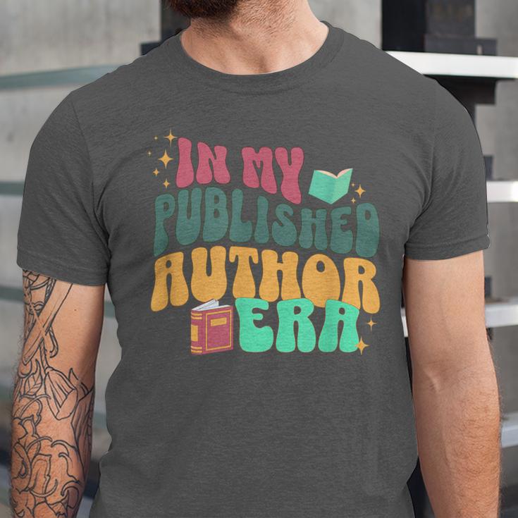 In My Published Author Era Cute Book Lover Writer Retro Tee Unisex Jersey T-Shirt