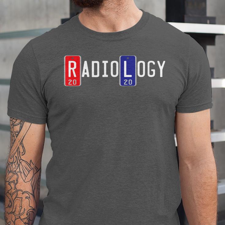 Radiology Tech X-Ray Markers 2020 Graduation Unisex Jersey T-Shirt