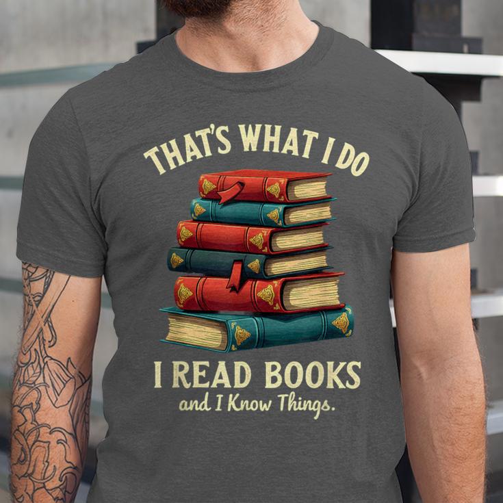 I Read Books Bookworm Halloween Unisex Jersey T-Shirt