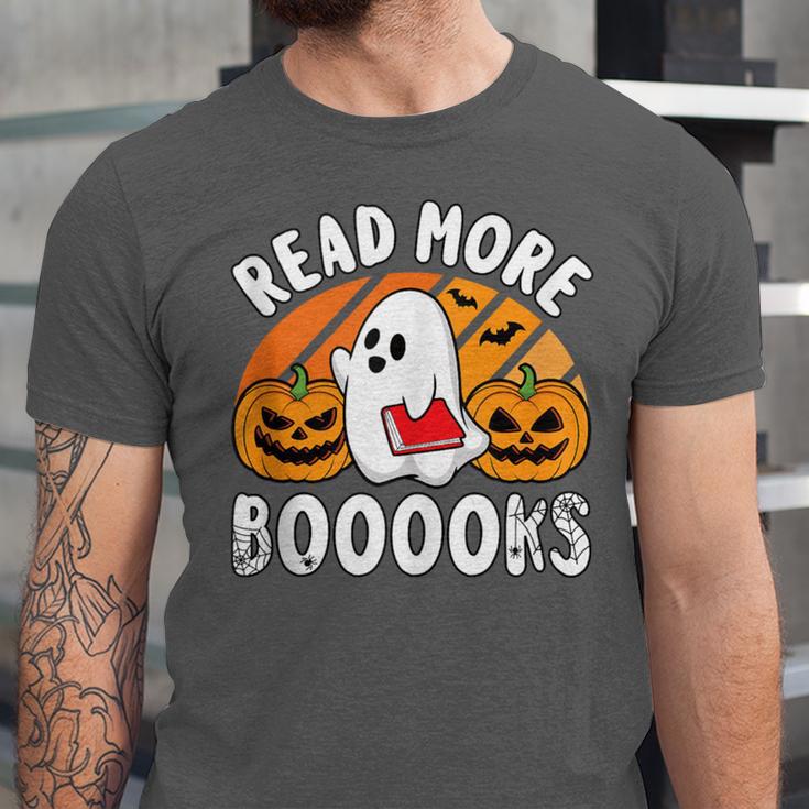 Read More Books Teacher Halloween Men Women Unisex Jersey T-Shirt Read More Books Teacher Halloween Men Women Unisex Jersey T-Shirt