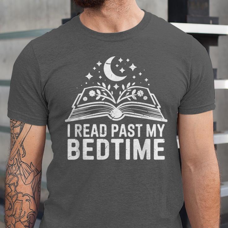 I Read Past My Bedtime Book Lover For Women Men Kids Unisex Jersey T-Shirt I Read Past My Bedtime Book Lover For Women Men Kids Unisex Jersey T-Shirt