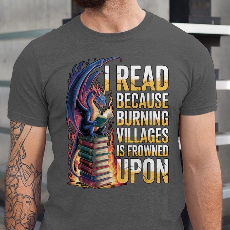 Reading Bookish Dragon Fantasy Unisex Jersey T-Shirt Reading Bookish Dragon Fantasy Unisex Jersey T-Shirt