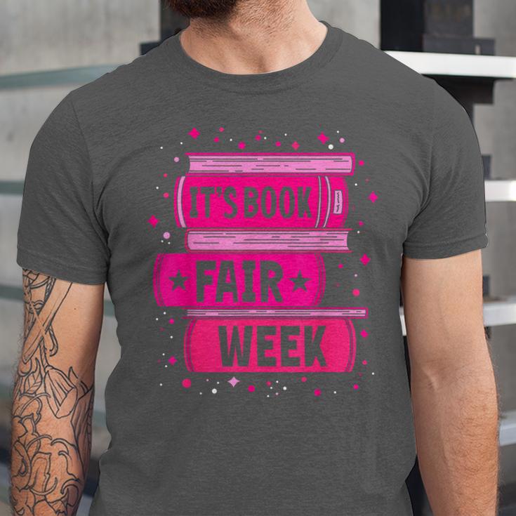 Reading Books Its Book Fair Week Unisex Jersey T-Shirt Reading Books Its Book Fair Week Unisex Jersey T-Shirt