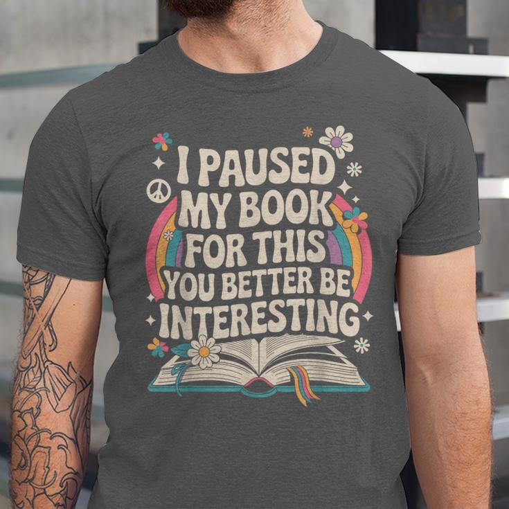 Reading Quote For Bookworm And Librarian Unisex Jersey T-Shirt