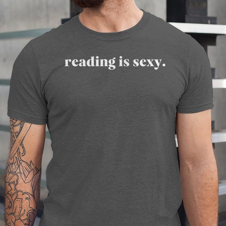 Reading Is Sexy Perfect For People Who Love Reading Books Unisex Jersey T-Shirt