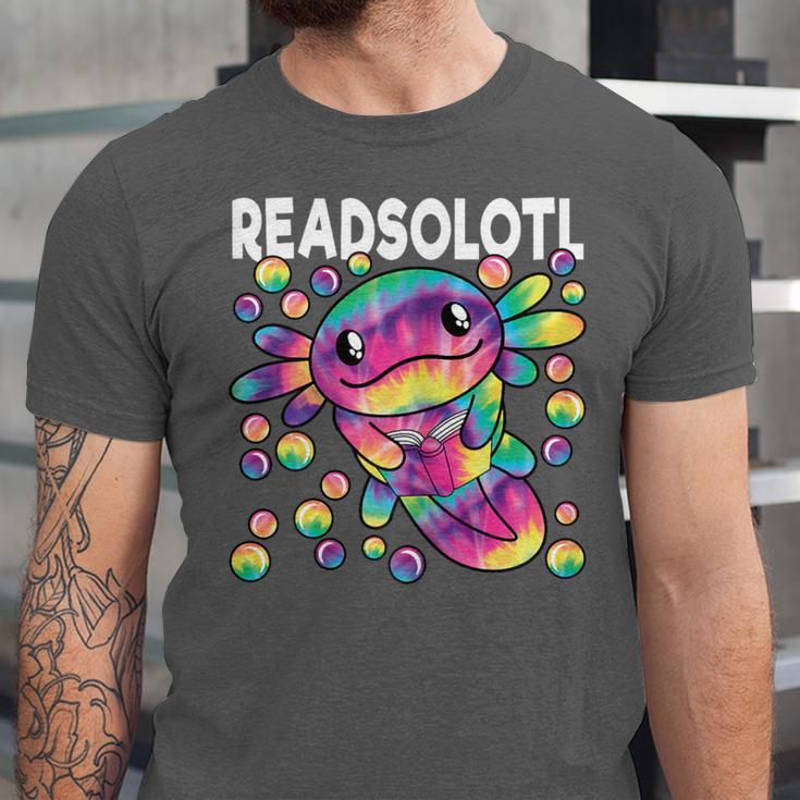 Readsolotl Cute Axolotl Book Lover Reading Women Girls Unisex Jersey T-Shirt Readsolotl Cute Axolotl Book Lover Reading Women Girls Unisex Jersey T-Shirt